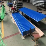 Supply Color Coated Corrugated Galvanized Steel Sheet Roofing Wall Panel Garage Shed Building Material