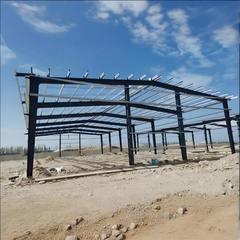 He02811c24c6749479e685376c26b1f72m.webp Architecture Prefabricated Warehouse Steel Warehouse Garage Commercial Building Steel Structure Buildings Warehouses - Image 1